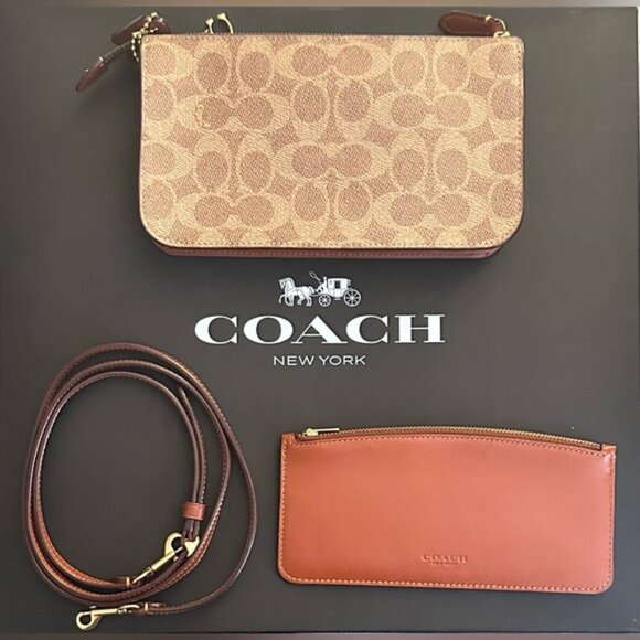 AUTHENTIC- Coach Noa pop up messenger in signature canvas - Picture 2 of 5